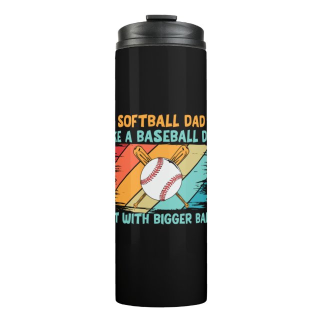 Garrafa Térmica Grandfather Quotes | Baseball Dad Definition (Frente)