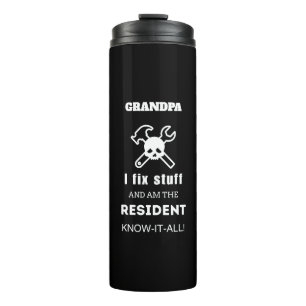 Garrafa Térmica GRANDPA Birthday Gift Men Funny GRANDPA