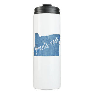 Garrafa Térmica Grant Pass, Oregon Wood Grain