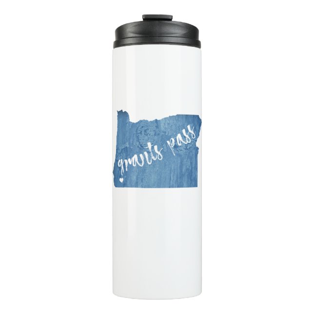 Garrafa Térmica Grant Pass, Oregon Wood Grain (Frente)