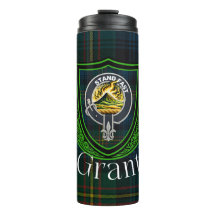 Grant Scottish Clan Tartan & Crest