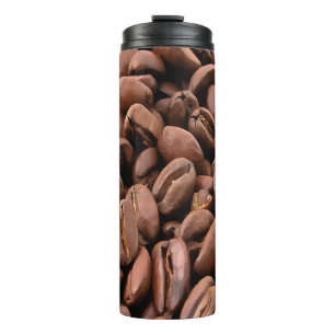 Garrafa Térmica Grãos de Café Torrado Artístico