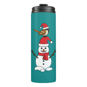 Garrafa Térmica Grátis Sparrow em Snowman