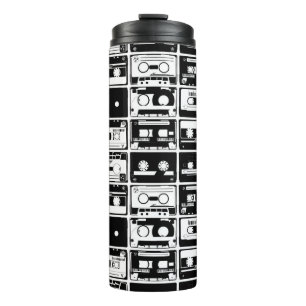 Garrafa Térmica Gravações de áudio retrorreflectoras, padrão antiq