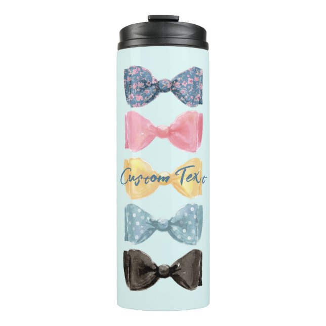 Garrafa Térmica Gravatas Borboleta Personalizadas (Frente)