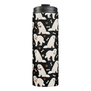 Garrafa Térmica Great Pyrenees Paws and Bones Thermal Tumbler