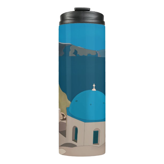 Garrafa Térmica Grécia Santorini (Frente)