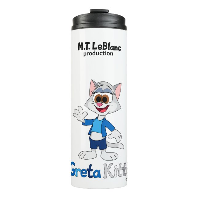 Garrafa Térmica Greta Kitty  (Frente)