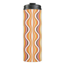 Garrafa Térmica Groovy, 70s retro style patterned travel mug