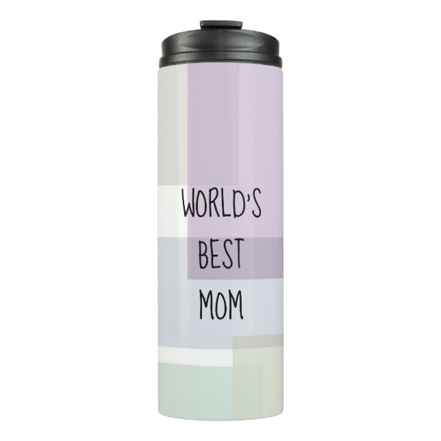 Garrafa Térmica Groovy Retro Verde Dusty Floral (Frente)