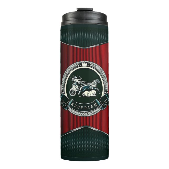 Garrafa Térmica Guerreiros Assírios Tumbler Térmico (Frente)
