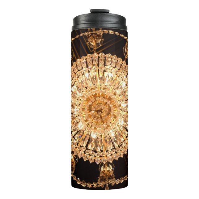 Garrafa Térmica Guildhall Elegance: Visão Antica de Chandelier (Frente)