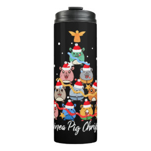 Garrafa Térmica Guiné Pig Christmas
