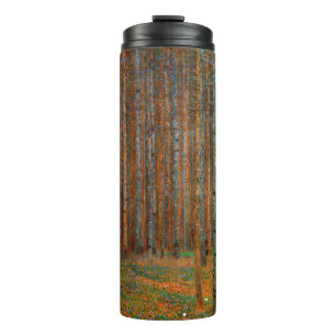 Garrafa Térmica Gustav Klimt - Floresta de Pinheiros Tannenwald