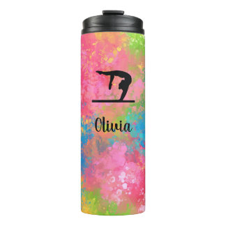 Garrafa Térmica Gymnast on Beam Paint Splash