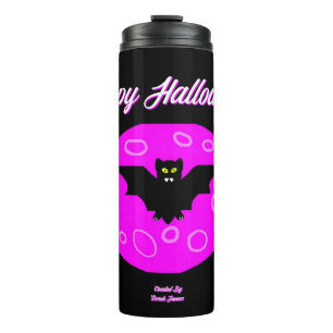 Garrafa Térmica Halloween Bat Thermal Tumbler