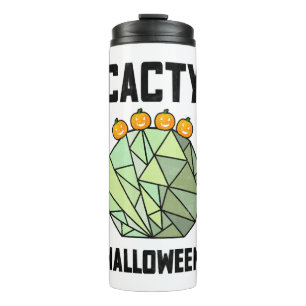 Garrafa Térmica Halloween Cactus