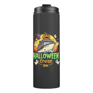 Garrafa Térmica Halloween Cruise 2024 Trip Familly Cruising Spooky
