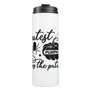 Garrafa Térmica Halloween Cutest Pumpkin In The Patch Birthday