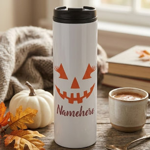 Garrafa Térmica Halloween da Girly Jack O Lanterna Pumpkin Persona