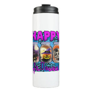Garrafa Térmica Halloween Happy Halloween Birthday