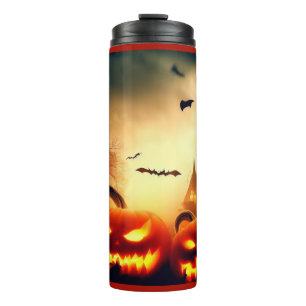Garrafa Térmica Halloween - Jack-O-Lanternas 8