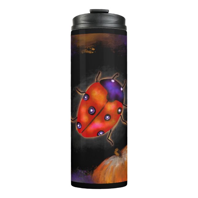 Garrafa Térmica Halloween Ladybug (Frente)