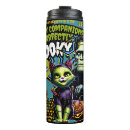 GARRAFA TÉRMICA HALLOWEEN O GATO DE FRANKENSTEIN