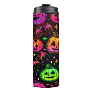 Garrafa Térmica Halloween Pumpkin Tumbler Wrap Design