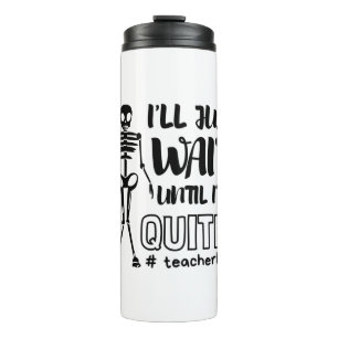 Garrafa Térmica Halloween Teacher Fall Teacher