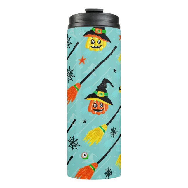 Garrafa Térmica Halloween Witchy Seimt Theme (Frente)