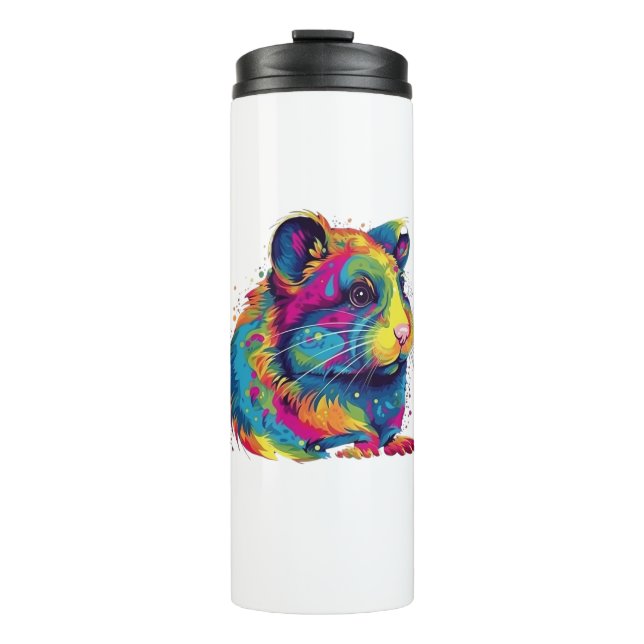 Garrafa Térmica hamster fofo (Frente)