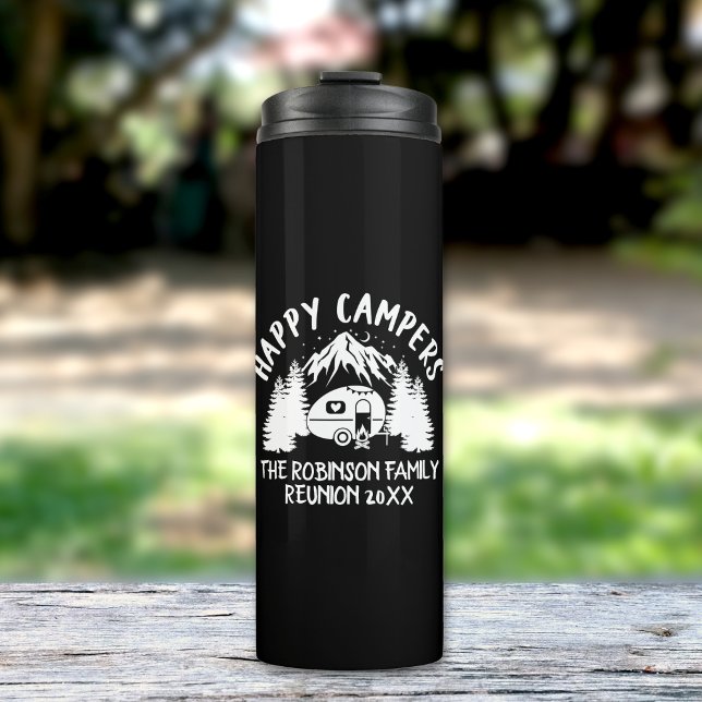Garrafa Térmica Happy Campers Family Reunion (Criador carregado)