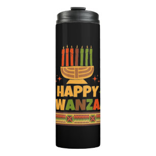 Garrafa Térmica Happy Kwanzaa