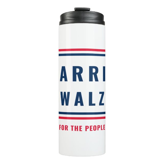 GARRAFA TÉRMICA HARRIS WALZ - ELEIÇÕES 2024 (Frente)