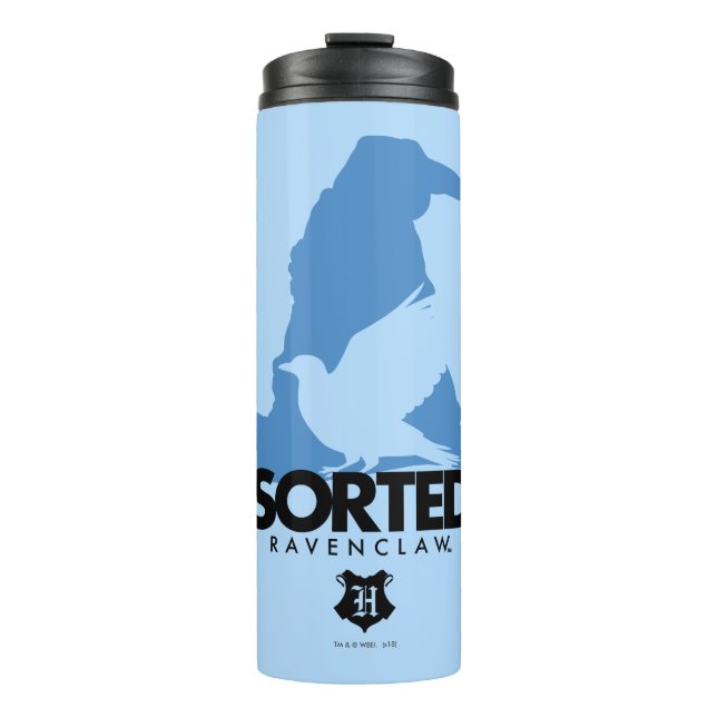 Garrafa Térmica Harry Potter| Classificado Em Casa RAVENCLAW™ (Frente)