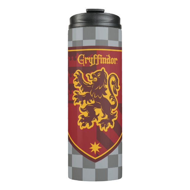 Garrafa Térmica Harry Potter | Gryffindor House Pride Crest (Frente)