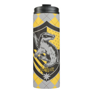 Garrafa Térmica Harry Potter   Hufflepuff House Pride Crest
