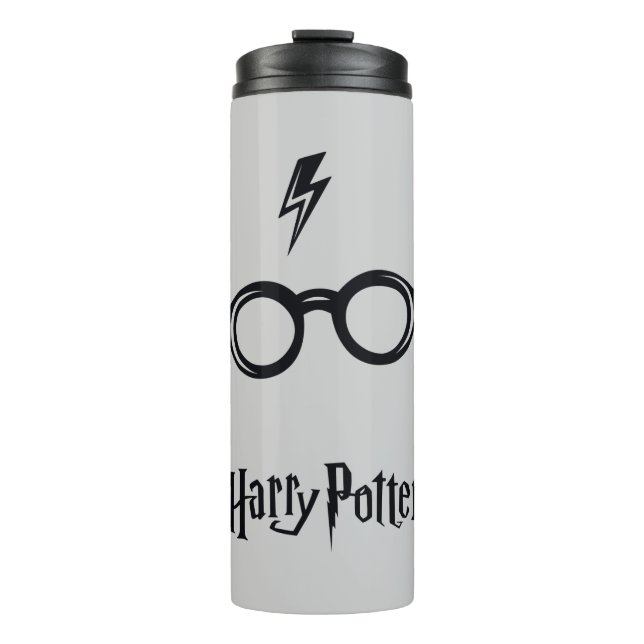 Garrafa Térmica Harry Potter | Lightning Scar and Glasses (Frente)