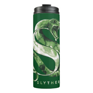 Garrafa Térmica Harry Potter   SLYTHERIN™ Cobra Watercolor