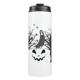 Garrafa Térmica Haunted Forest Ghost Thermal Tumbler – Dark & Spoo