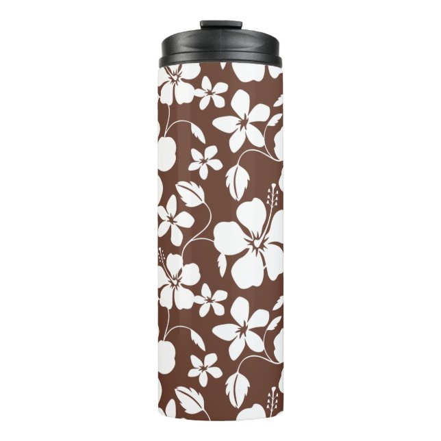 Garrafa Térmica HAWAIIAN HULA (HIBISCUS) Tumbler térmico MARAVILHO (Frente)