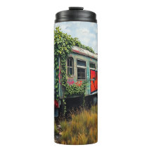 Hera e Grafite Cobrindo Trem Abandonado