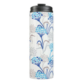 Garrafa Térmica Hídrangea floral leve e aérea