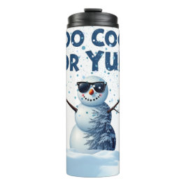 Garrafa Térmica "Hip Snowman Holiday Design - Drinkware