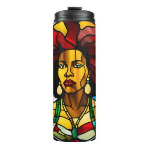Garrafa Térmica História Negra Mês de fevereiro Melanin Sista Bruh