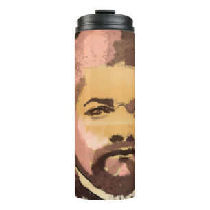 Garrafa Térmica História Preta Frederick Douglass Dourada Waterco