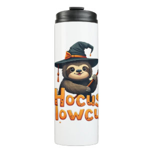 Garrafa Térmica Hocus Slowcus Sloth amantes do vestido de Hallowee