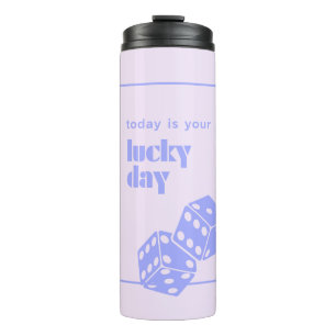 Garrafa Térmica Hoje é o seu dia de sorte, Lucky, a Menina Mais So