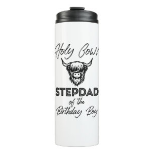 Garrafa Térmica Holly Cow Stepdad Da Vaca Do Aniversário